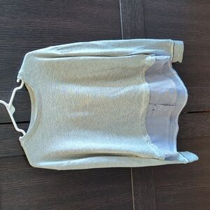 Girls Small Vineyard Vines High-Low Jersey top with Built-in Pinstriped Look